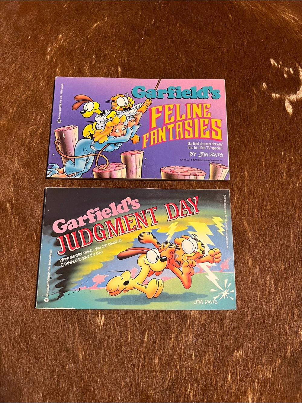 Garfield's Feline Fantasies & Judgment Day Comic Book Series Lot of 2, 1990